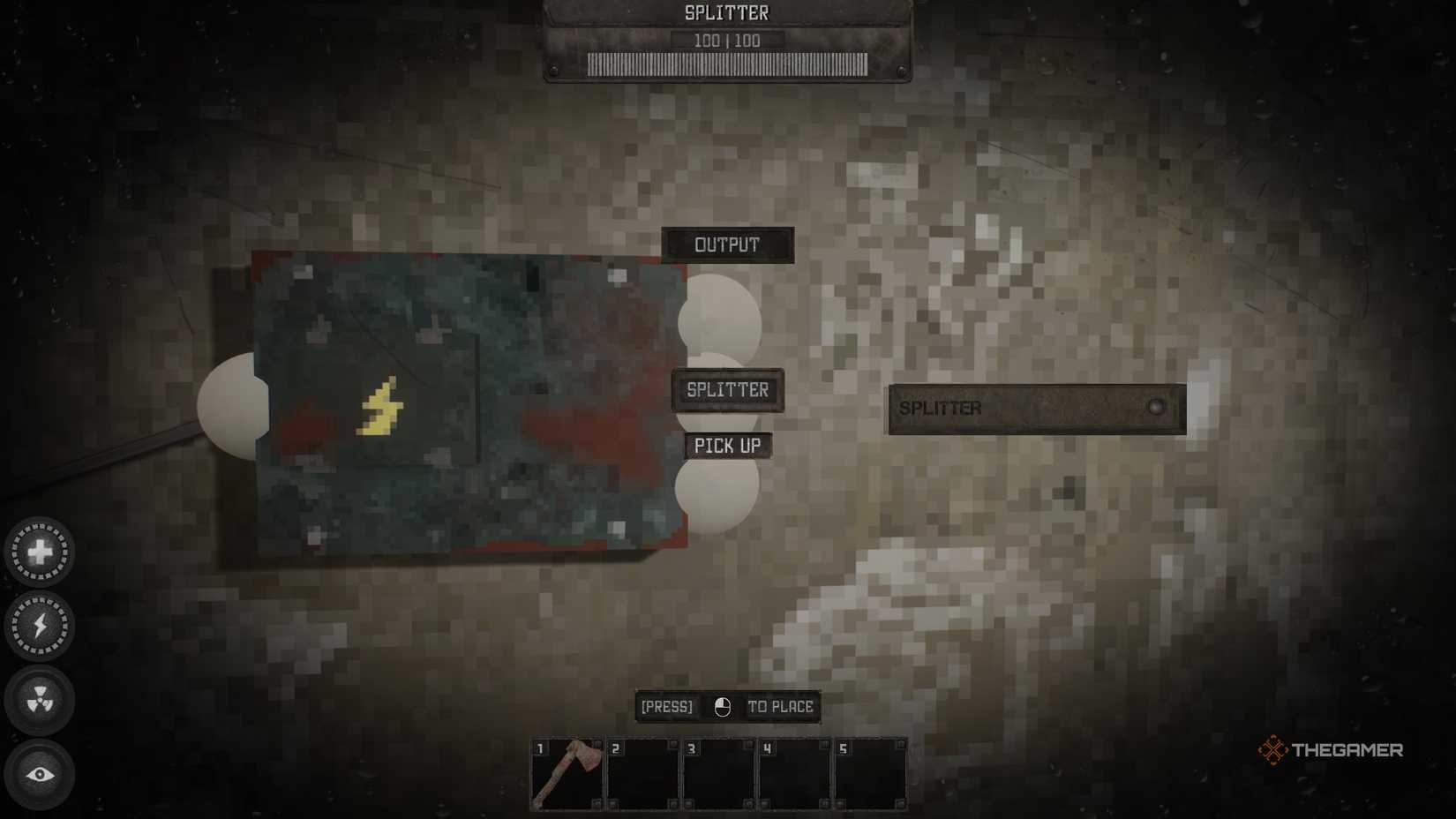 Looking at the three outputs of a Splitter in Misery.