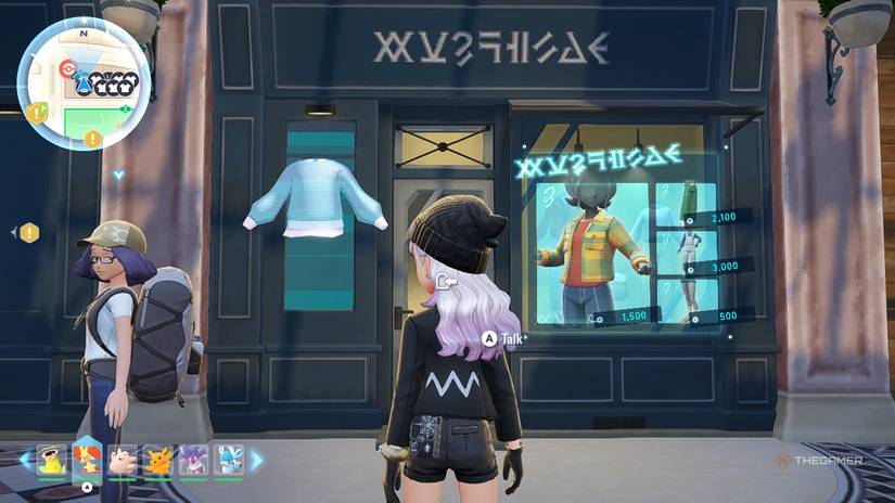 Pinceau in Pokemon Legends: Z-A.