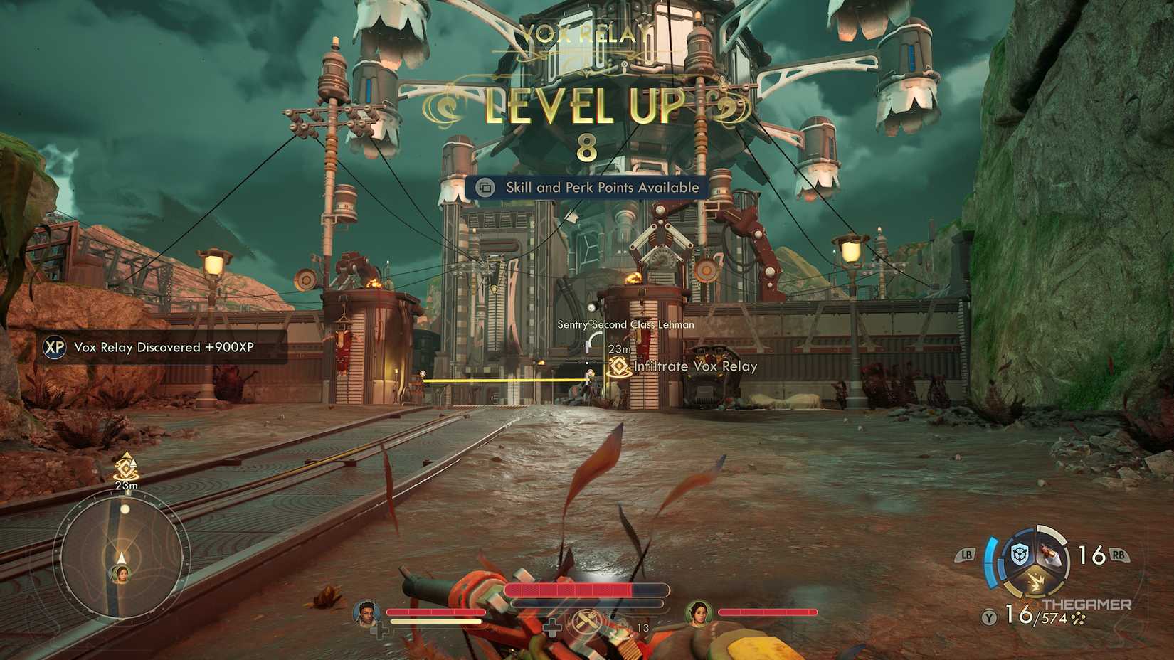 Player discovering the Vox Relay in The Outer Worlds 2.