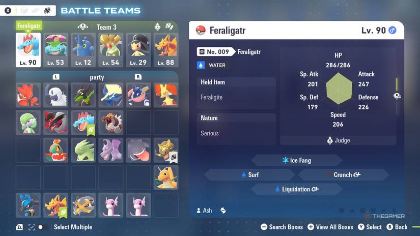 The best Nuclocke team choice C in Pokemon legend: za.