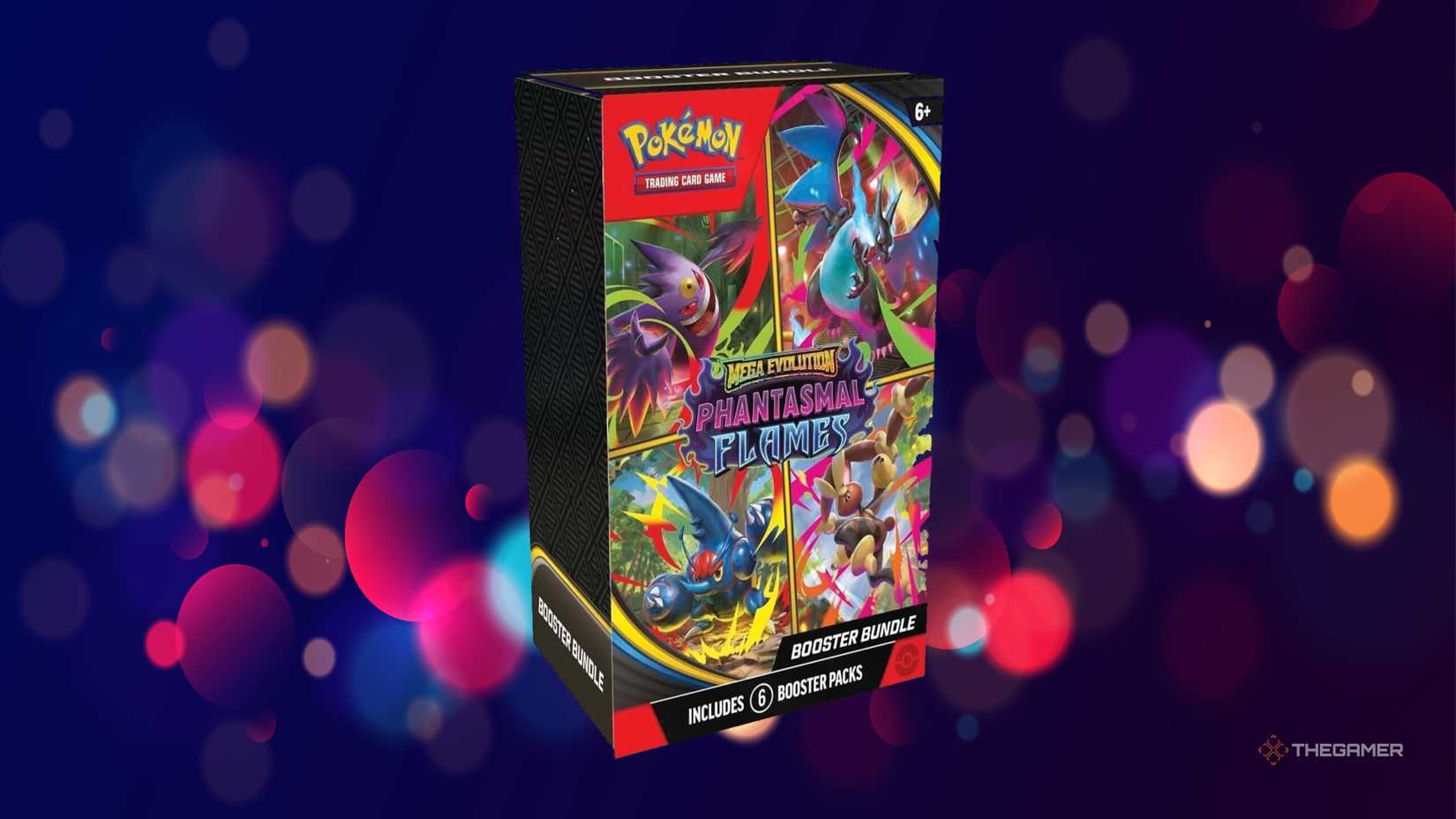 Phantasmal Flames Products: Booster Bundles from the Pokemon TCG.
