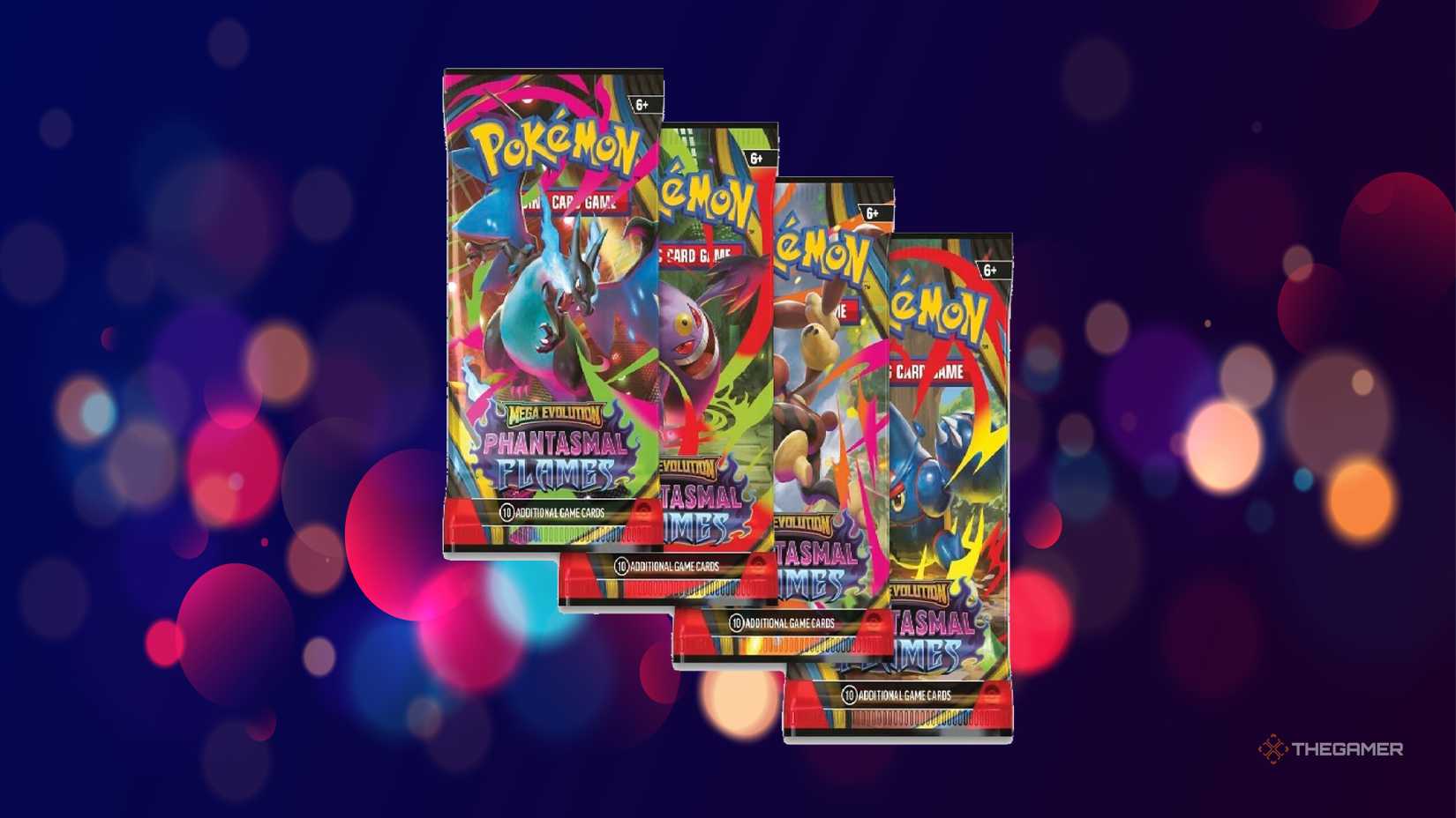 Phantasmal Flames Products: Loose Packs from the Pokemon TCG.