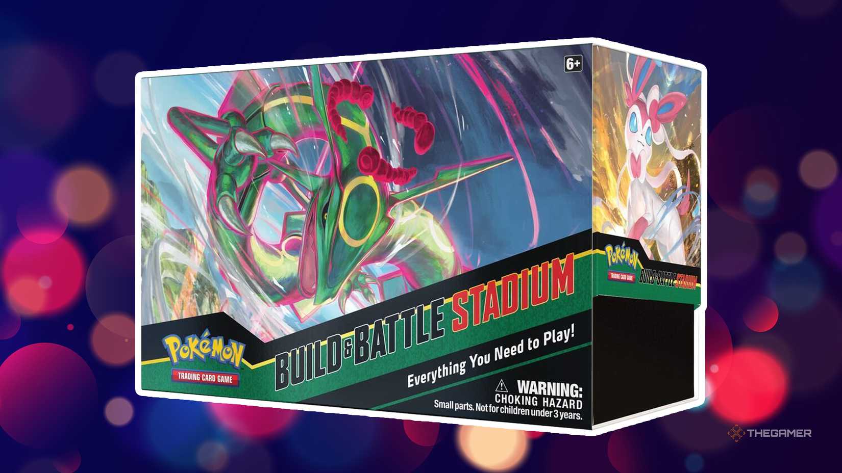 Build and battle Evolving Skies Stadium boxes from the Pokémon TCG.