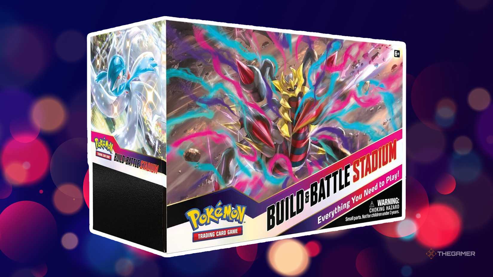 Build and battle Lost Origin Stadium boxes from the Pokémon TCG.