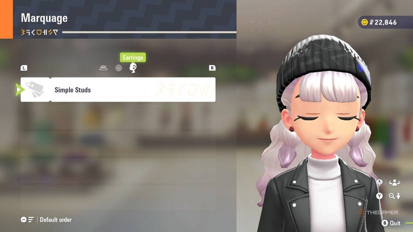 Simple Studs at Marquage in Pokemon Legends: Z-A.