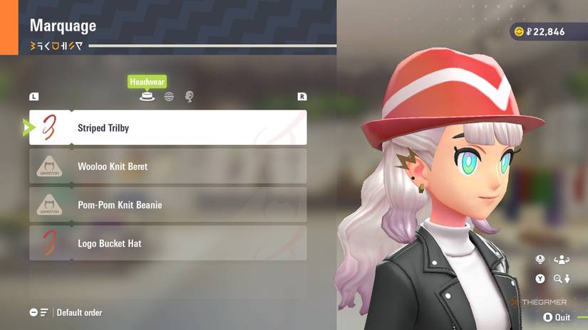 Striped Trilby at Marquage in Pokemon Legends: Z-A.