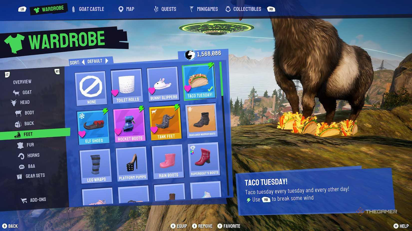 Taco Tuesday in Goat Simulator 3.