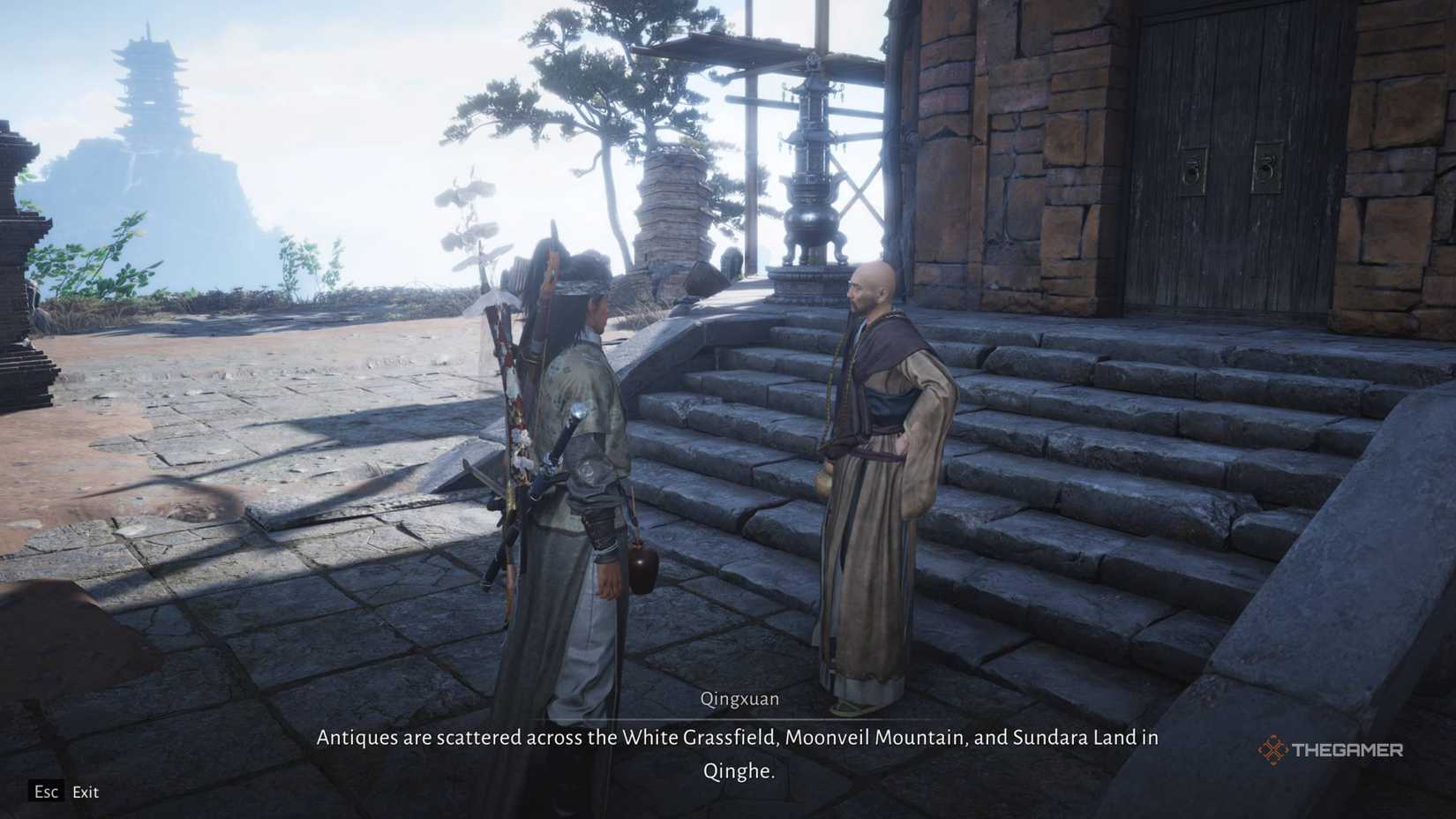 Talk to qingxuan about the antiquities in the places where the winds meet.