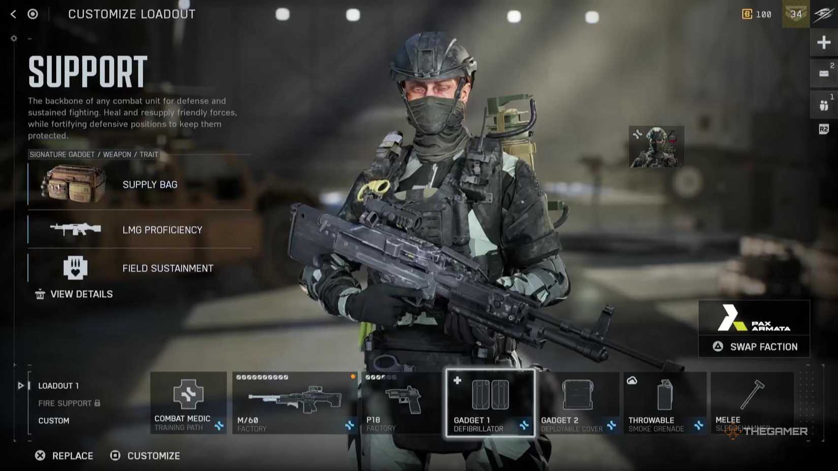 Defibrillator in Battlefield 6.