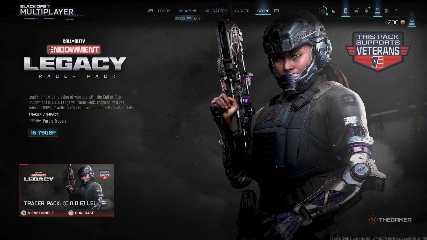 Endowment Tracer Pack containing Double XP Tokes in Call of Duty: Black Ops 7