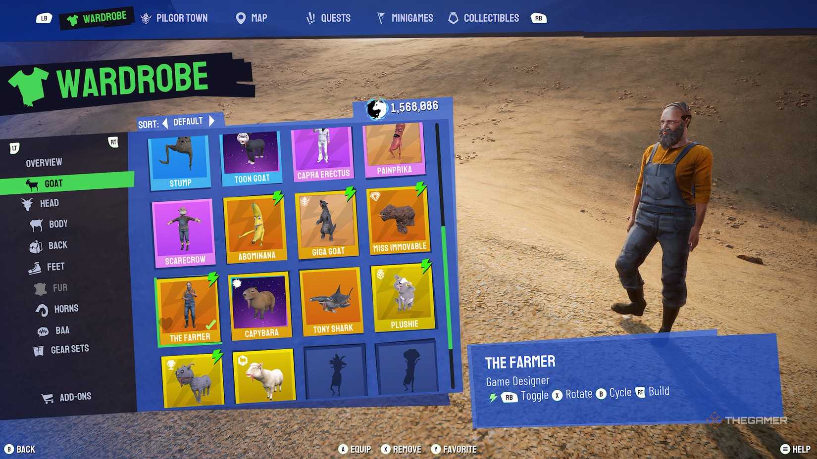 Farmer in Goat Simulator 3.