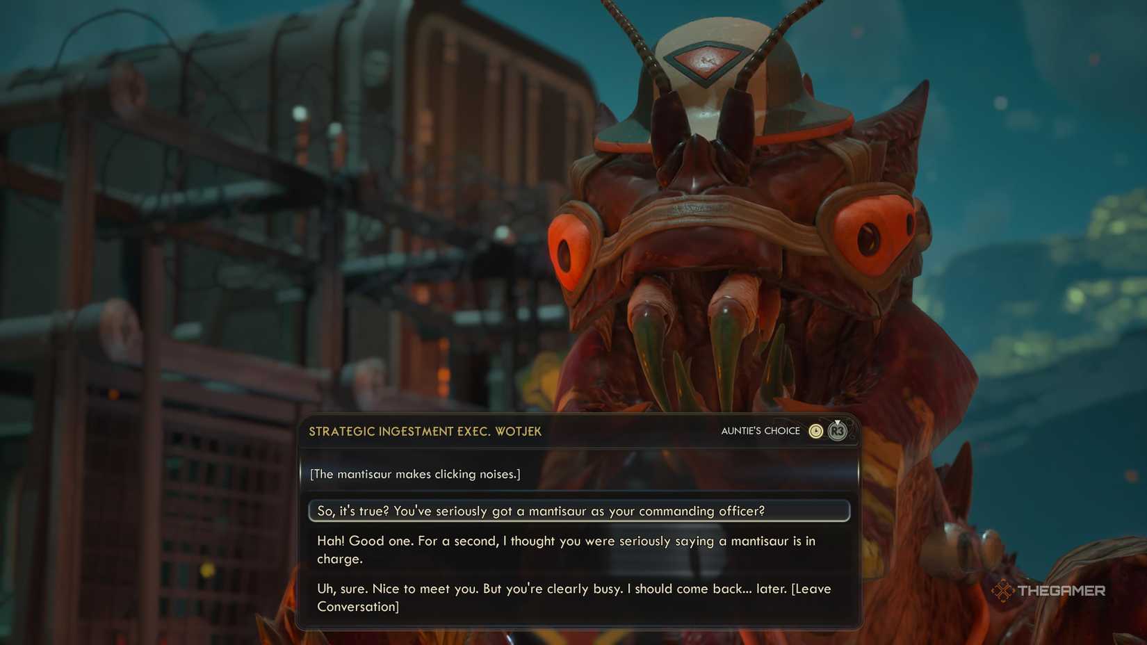 Mantisaurus officer from the outside world 2.