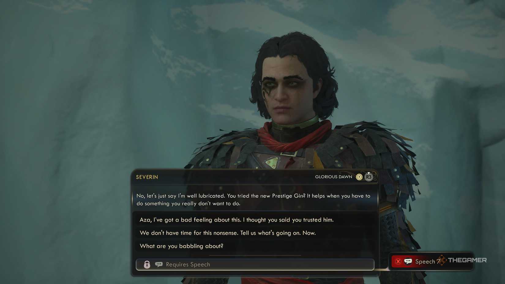 Talk to Severin in Outer Worlds 2.