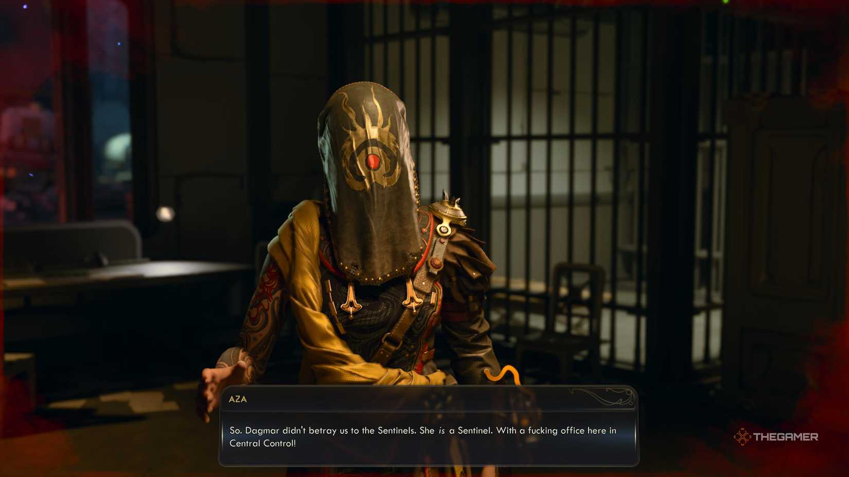 Aza talks about Dagmar in The Outer Worlds 2.