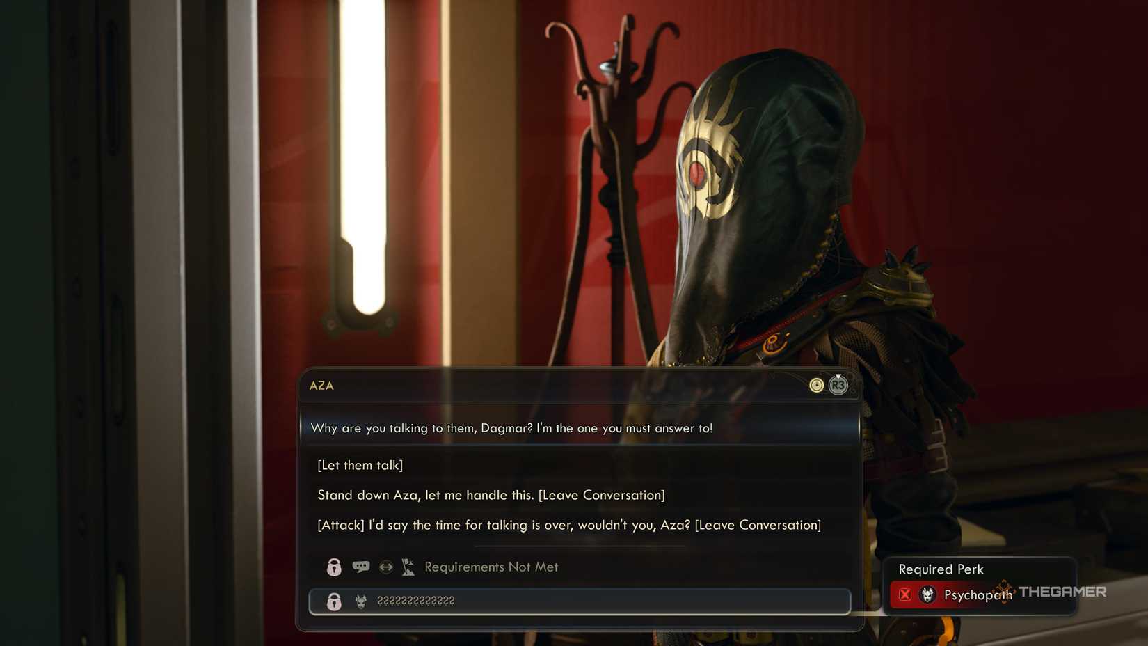 Aza talking to Dagmar in The Outer Worlds 2.