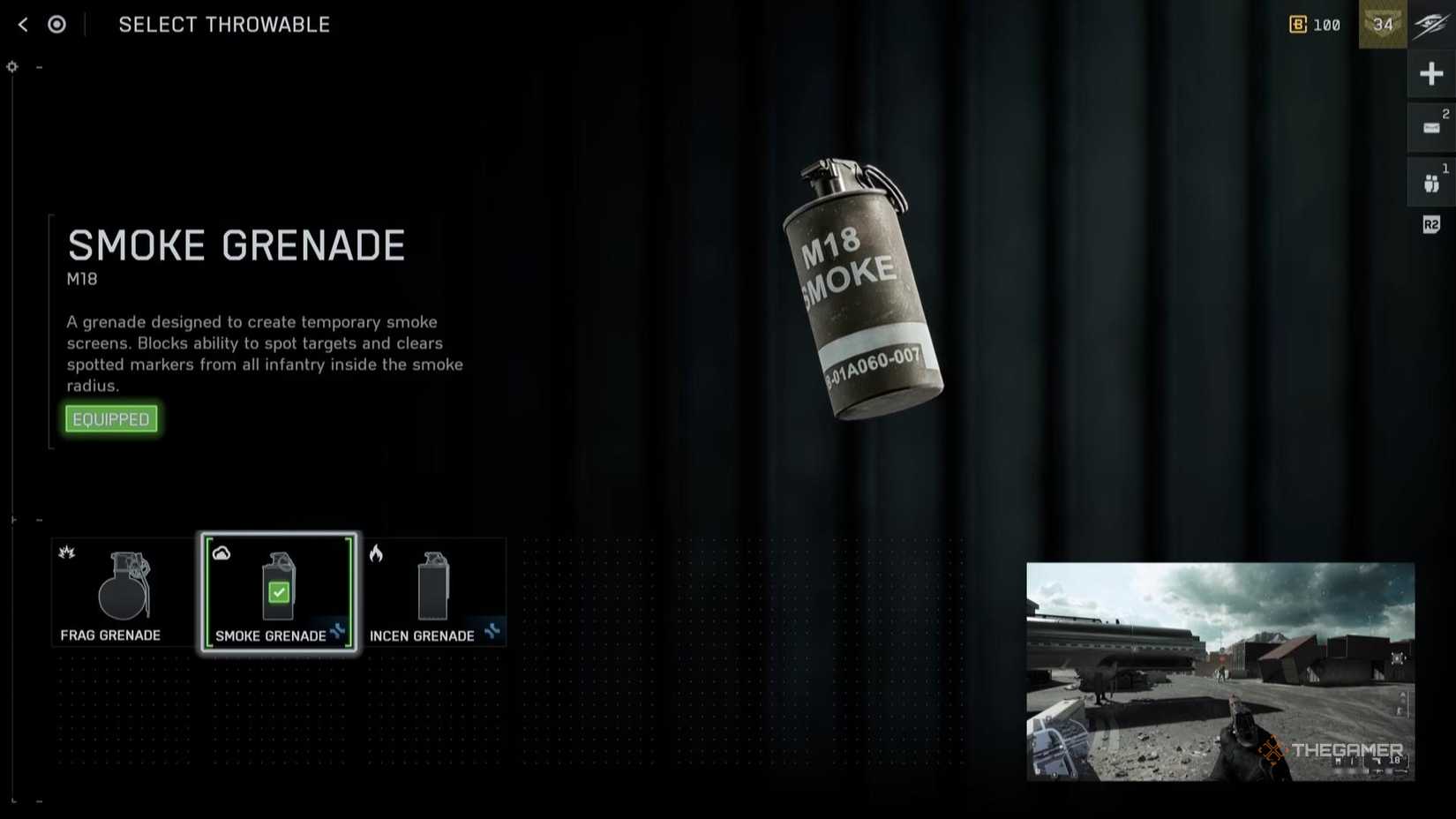 Smoke bombs from Battlefield 6.