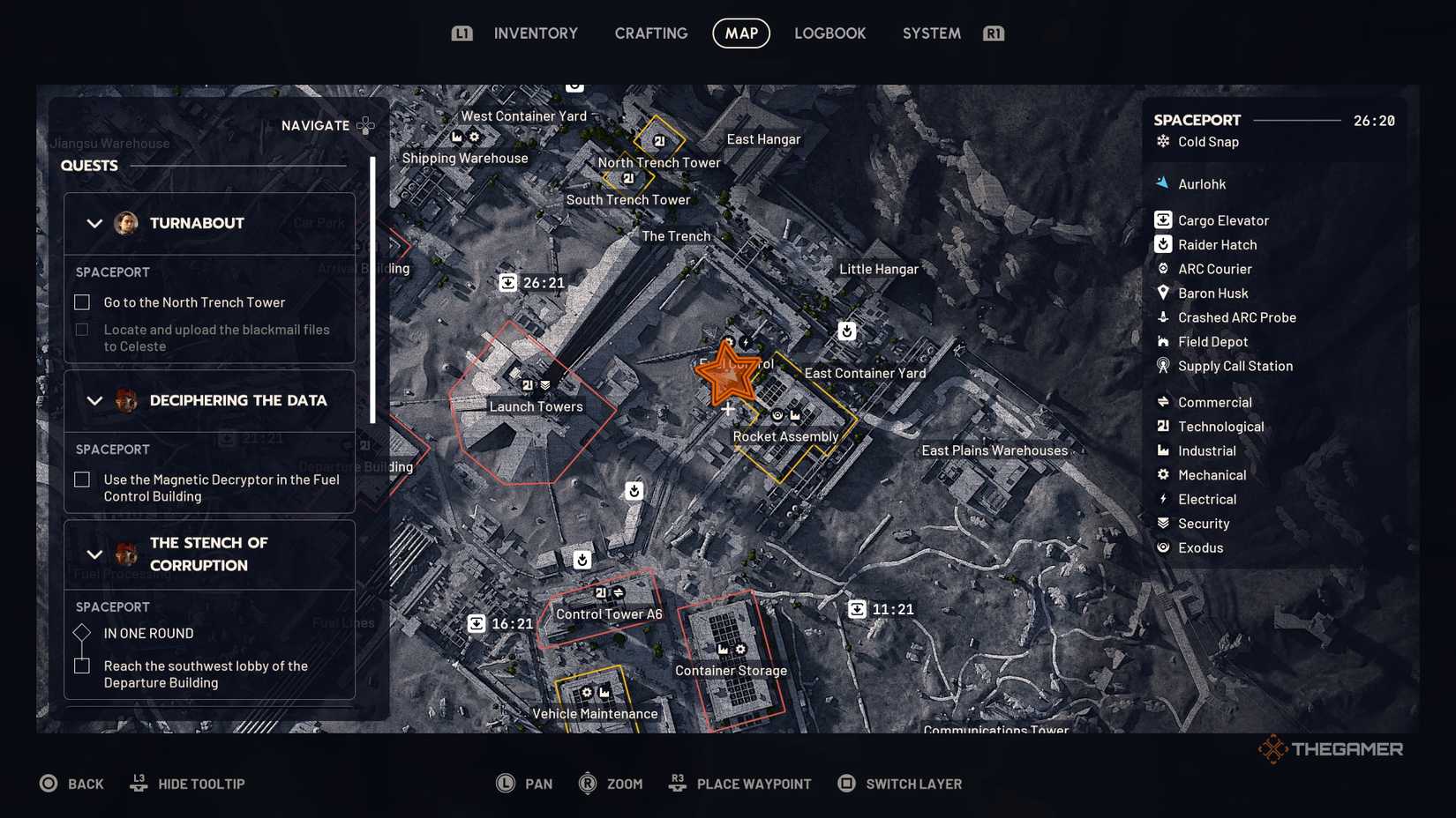 Fuel Control Map Where To Decipher The Data For Shani In Arc Raiders