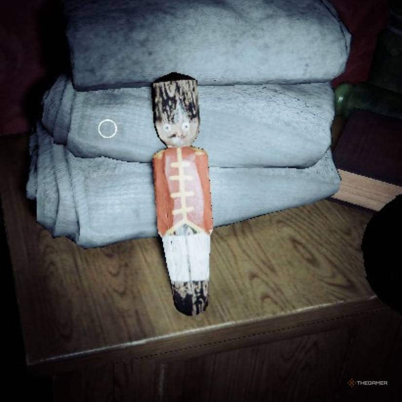 Krampus present on a table in Phasmophobia.