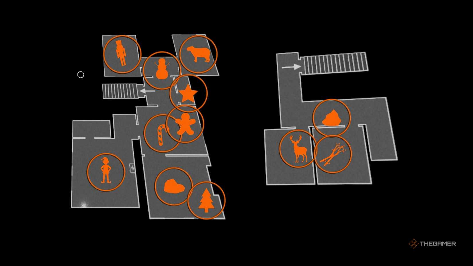 All Krampus Present spawn locations in Phasmophobia on 13 Willow Street.