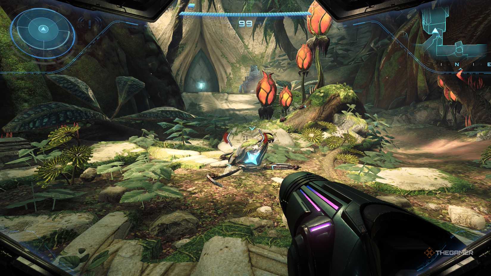 Fury Green Scout robot that appears in Metroid Prime 4 Beyond.