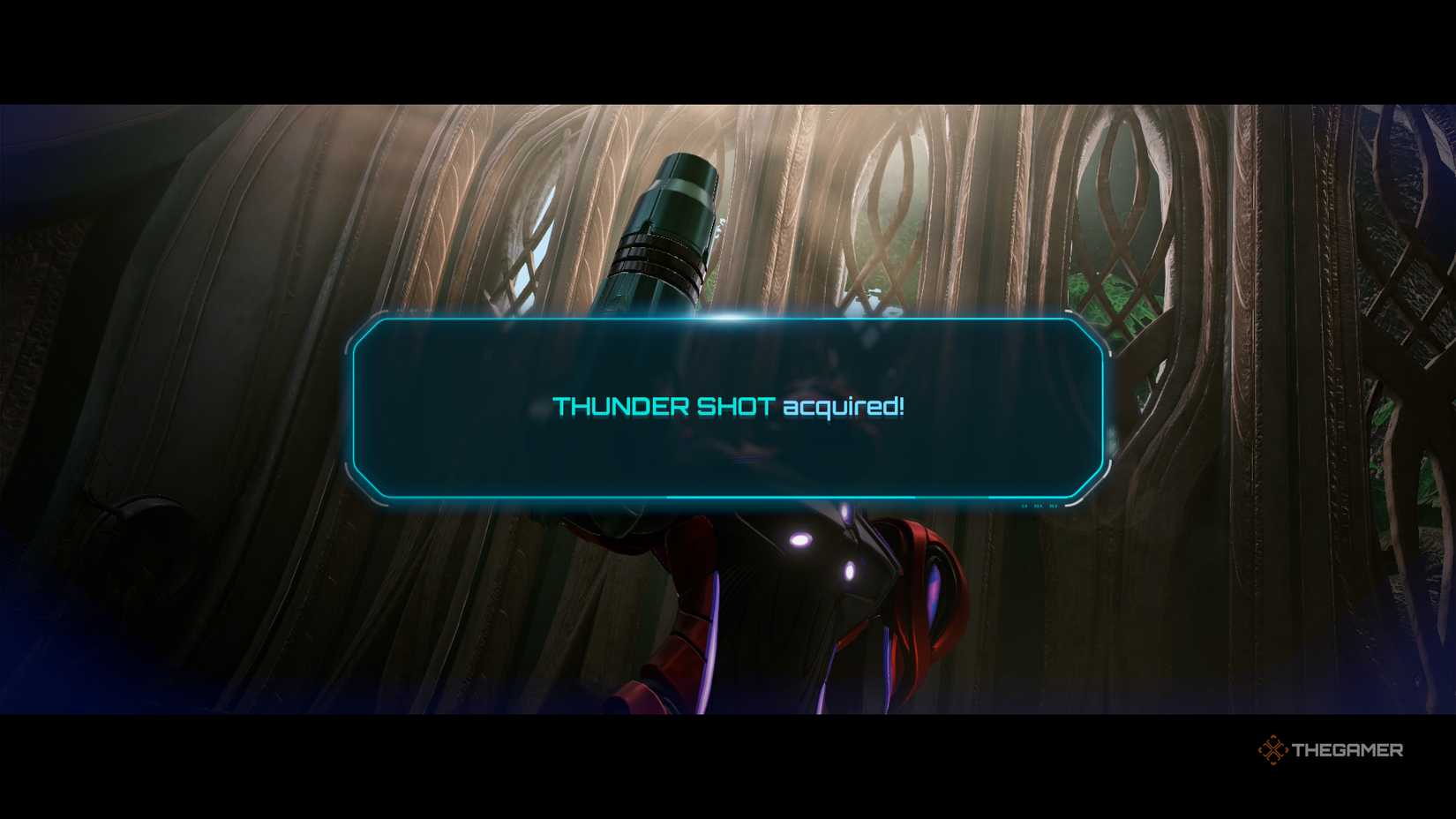 Samus gained the Thunder Shot in Metroid Prime 4 Beyond.