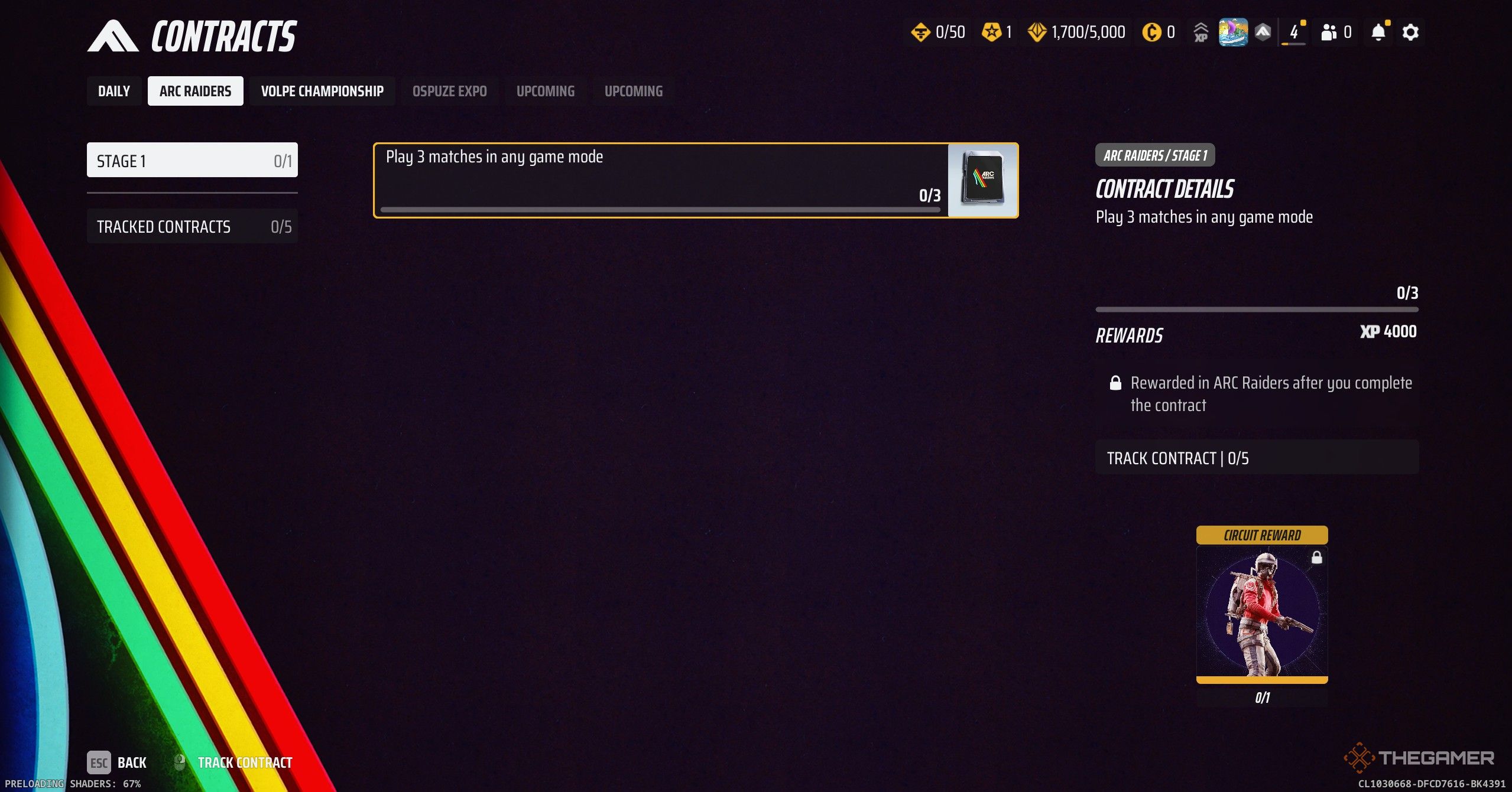 Arc Raiders contract in The Finals.