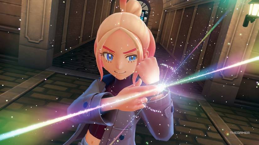 Taunie prepares to Mega Evolve in Pokemon Legends: ZA.