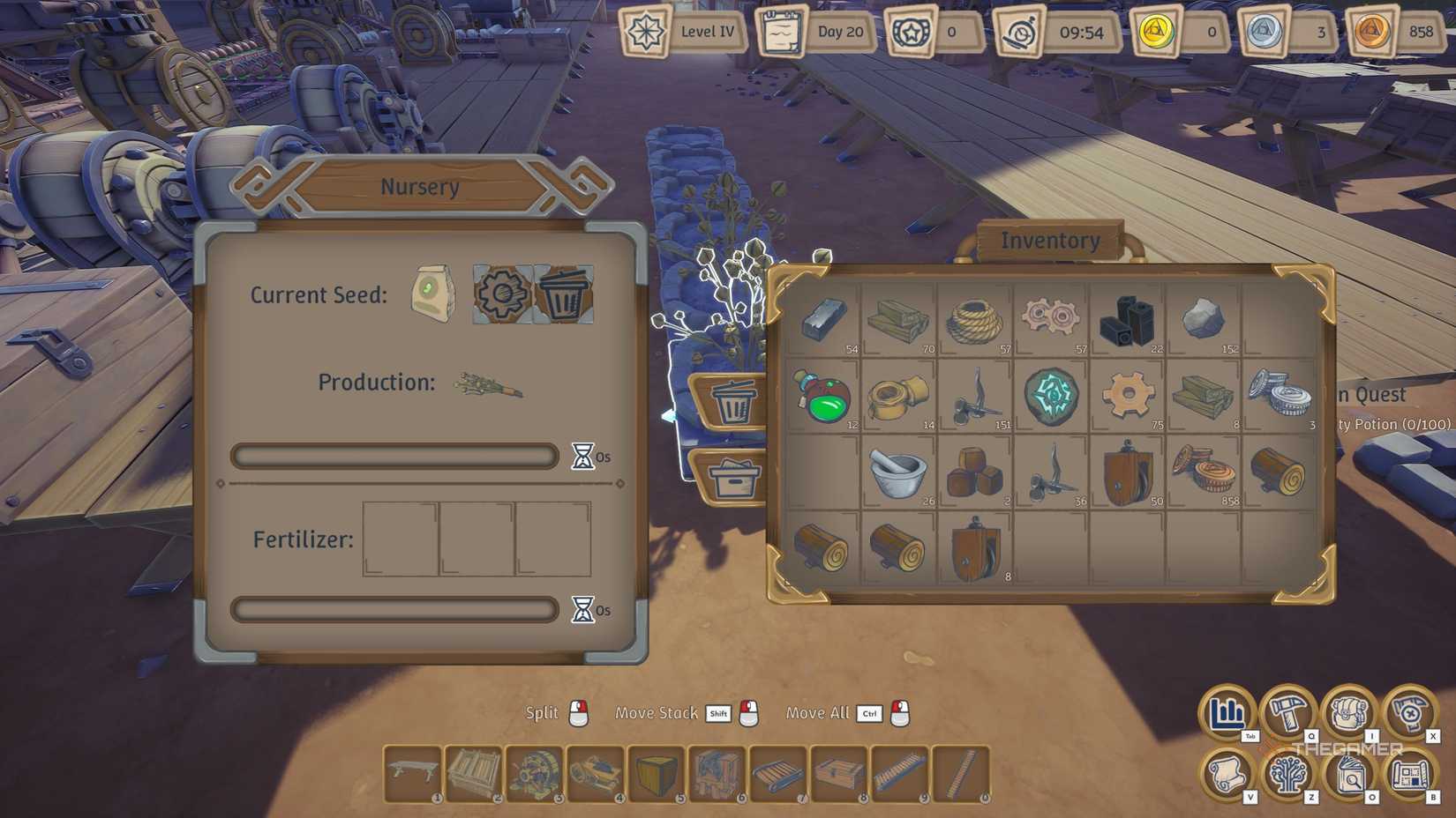 The Alchemy Factory uses the nursery.