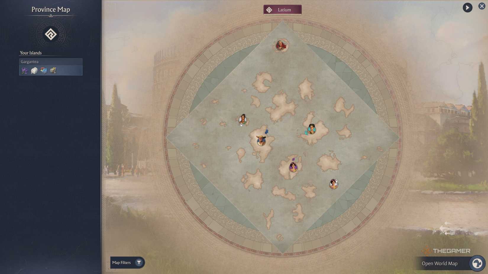 Anno 117 Pax Romana Island chain of challenging seed maps.