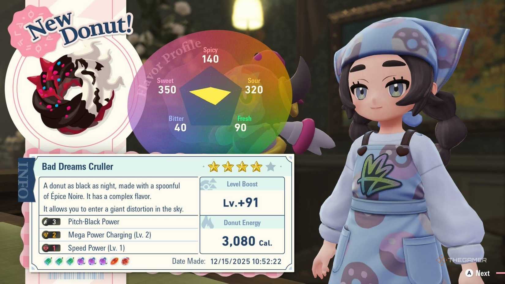 Bad Dreams Donut vzniká v Pokemon Legends.