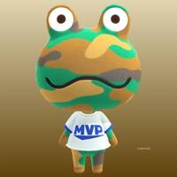 Camofrog in Animal Crossing New Horizons