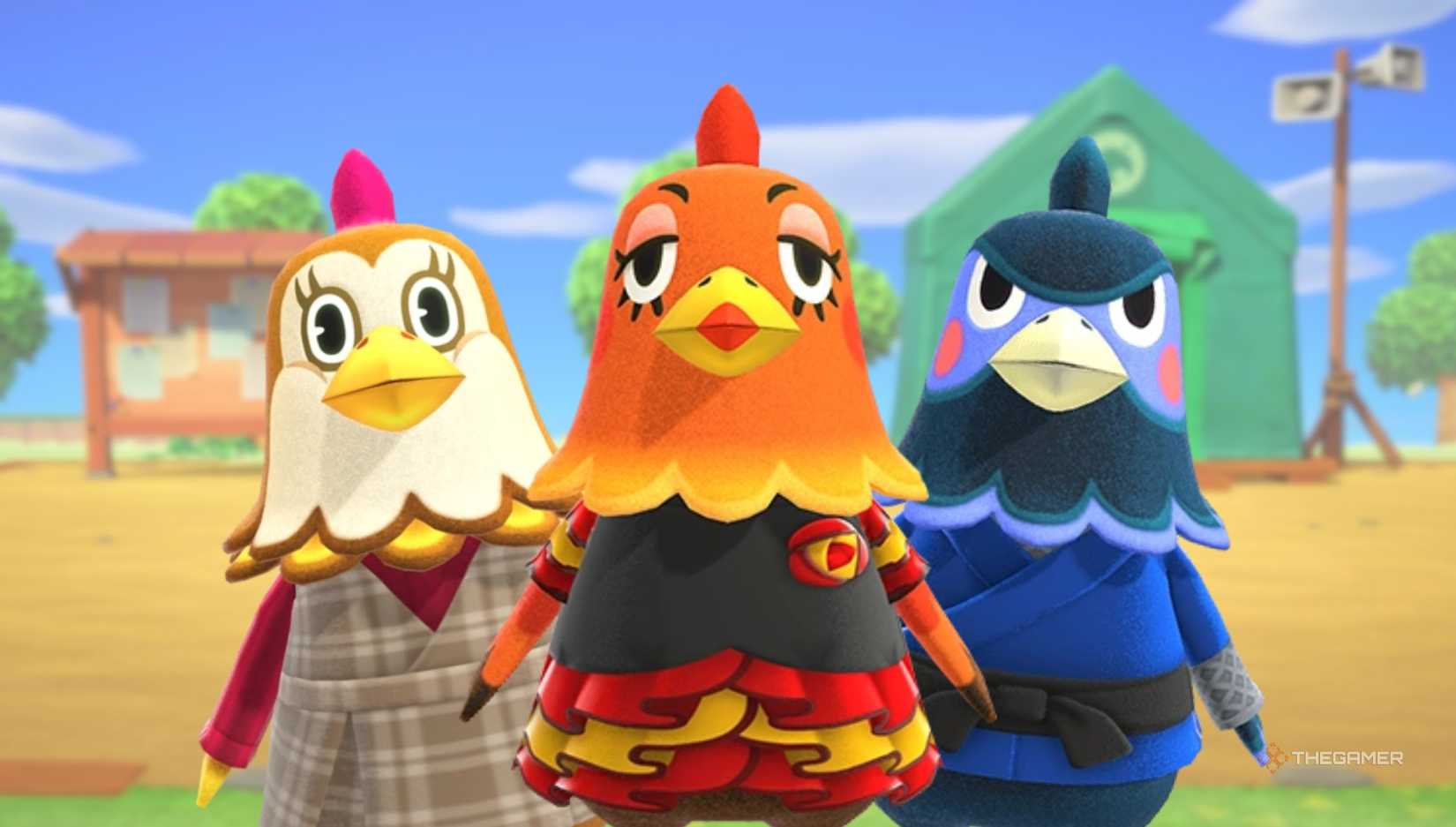 Chickens in Animal Crossing_ New Horizons