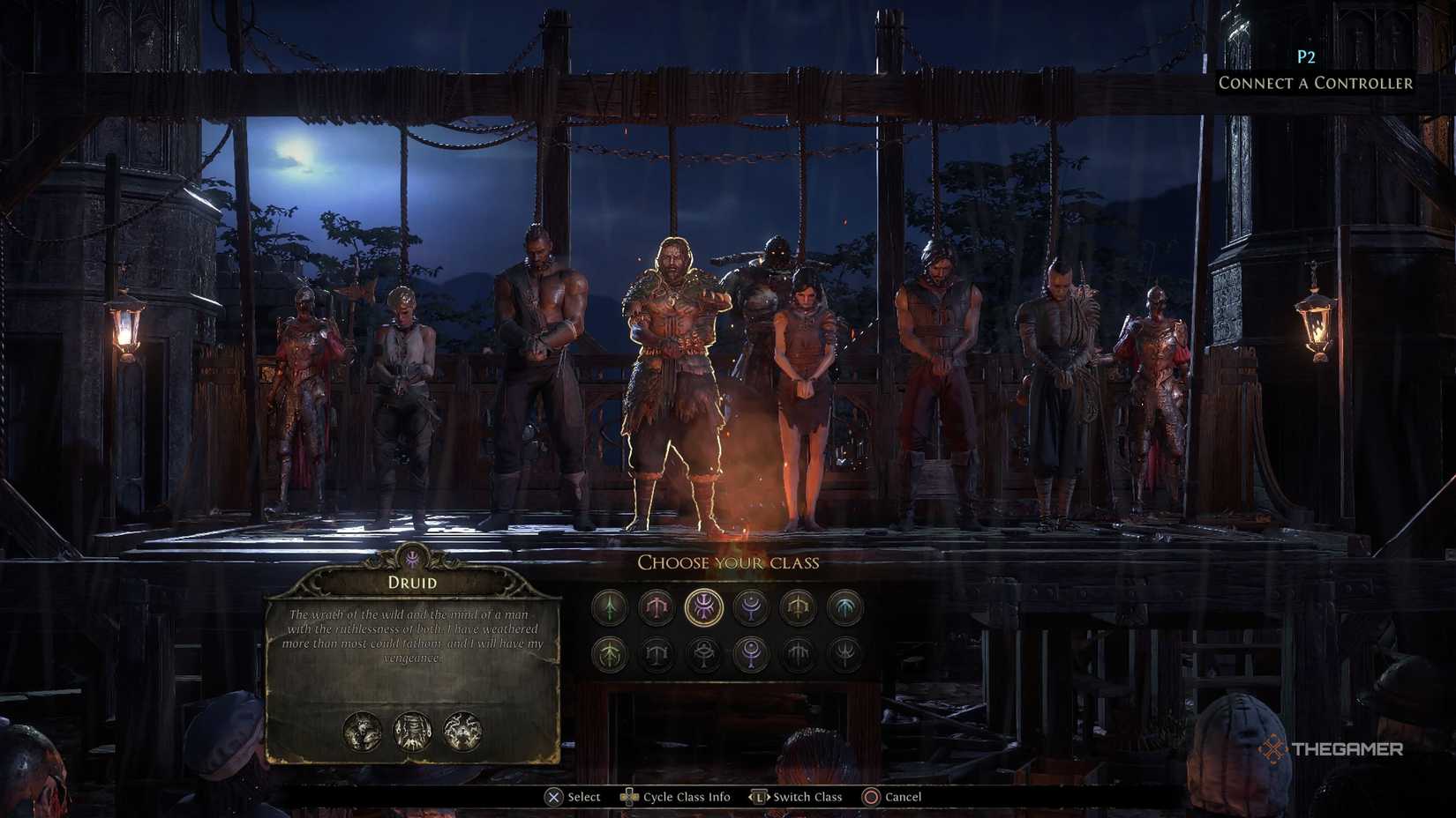 Choosing a druid to start in Path of Exile 2.