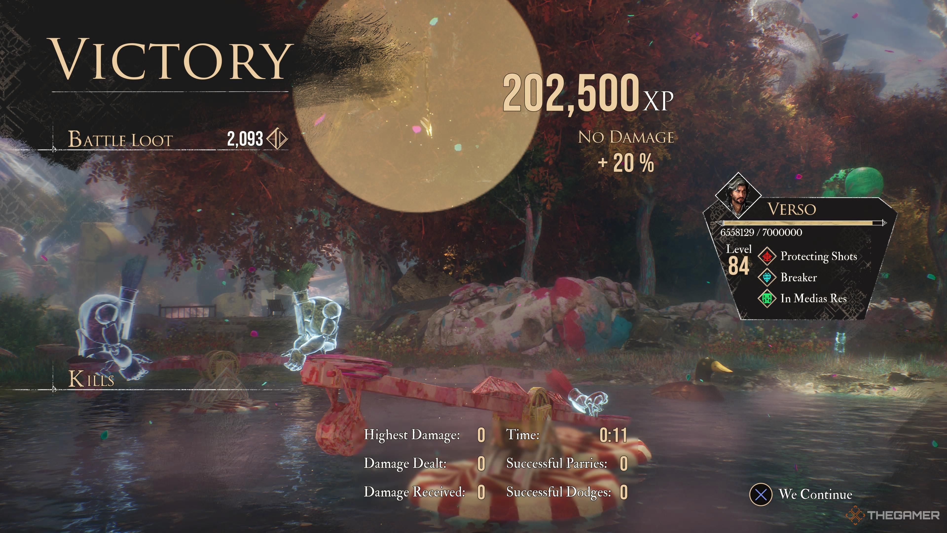 Winning the seesaw minigame in clair obscur expedition 33.