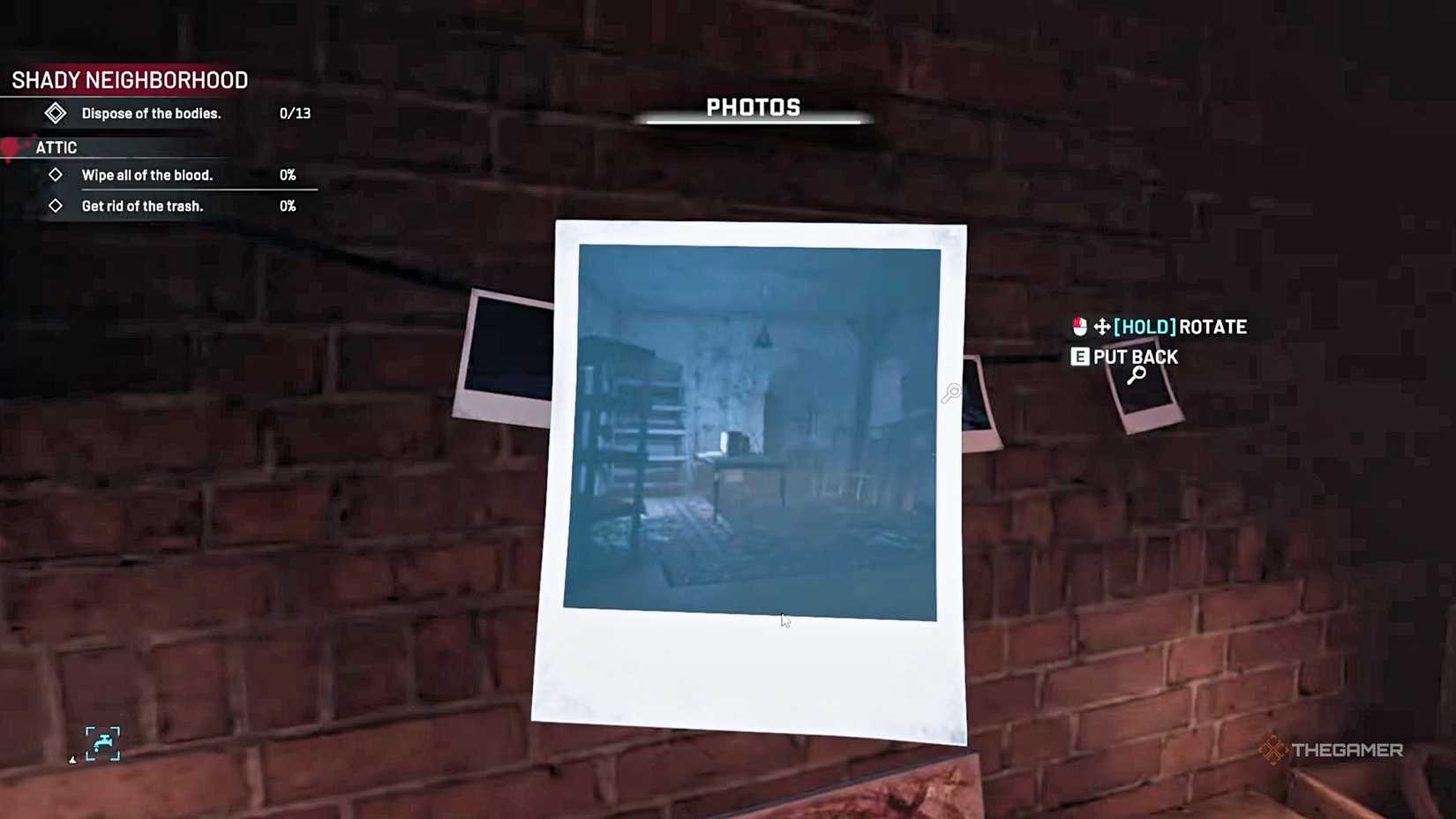 Crime Scene Cleaner Polaroid.