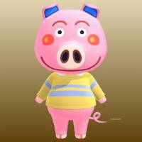 Curly in Animal Crossing New Horizons