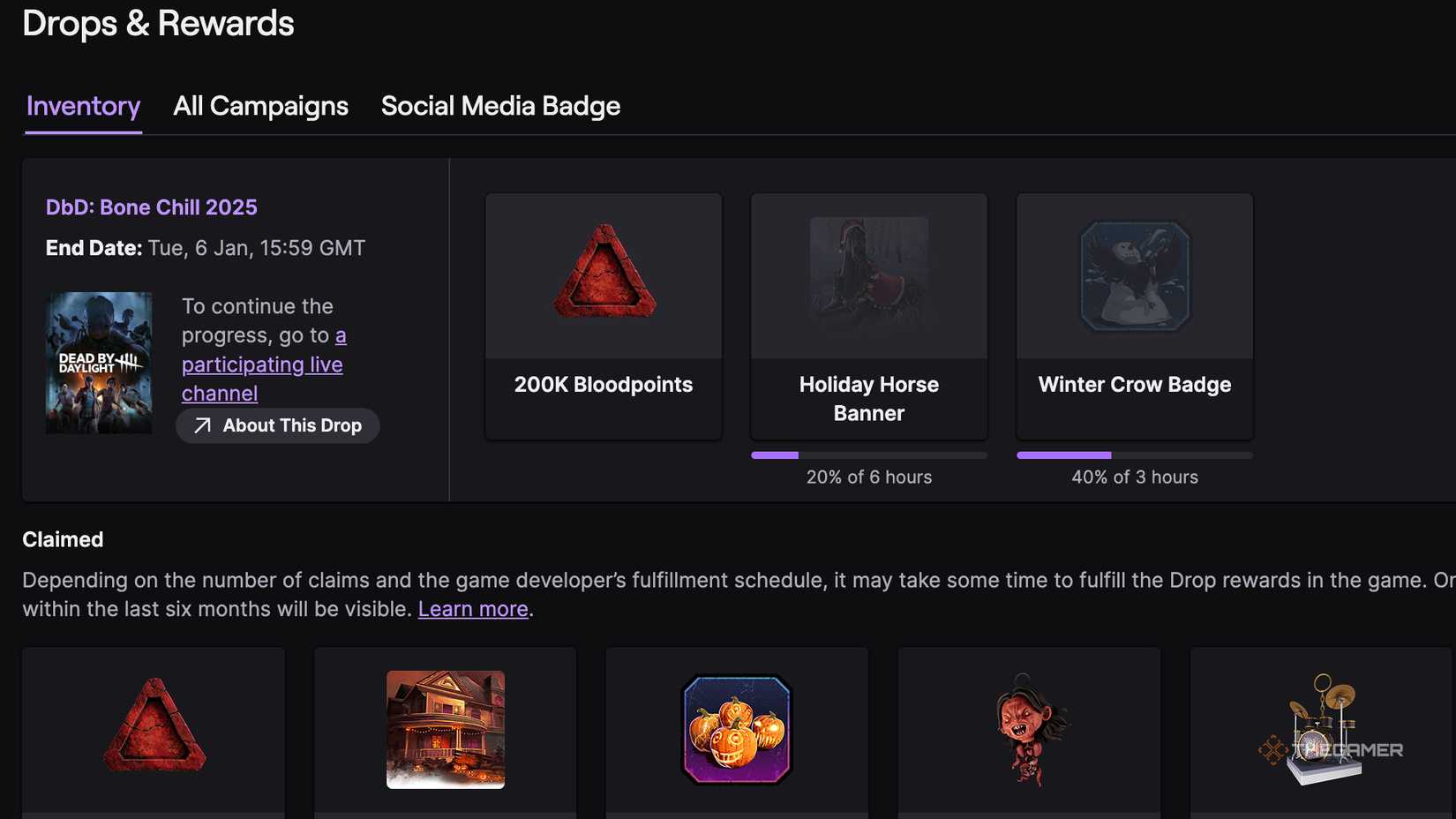 How To Claim Twitch Drop Rewards For Dead By Daylight Bone Chill 2025