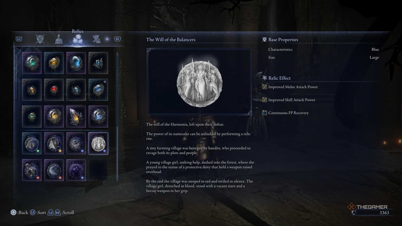 Will of the Balancer in the inventory tab of Elden Ring: Nightreign.