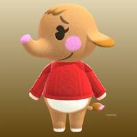 Ellie in Animal Crossing New Horizons
