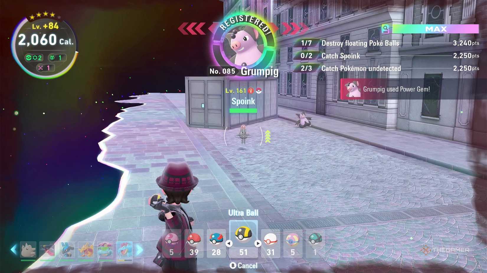 Finding Spoink in Pokemon Legends: ZA in Hyperspace after catching Grumpig.