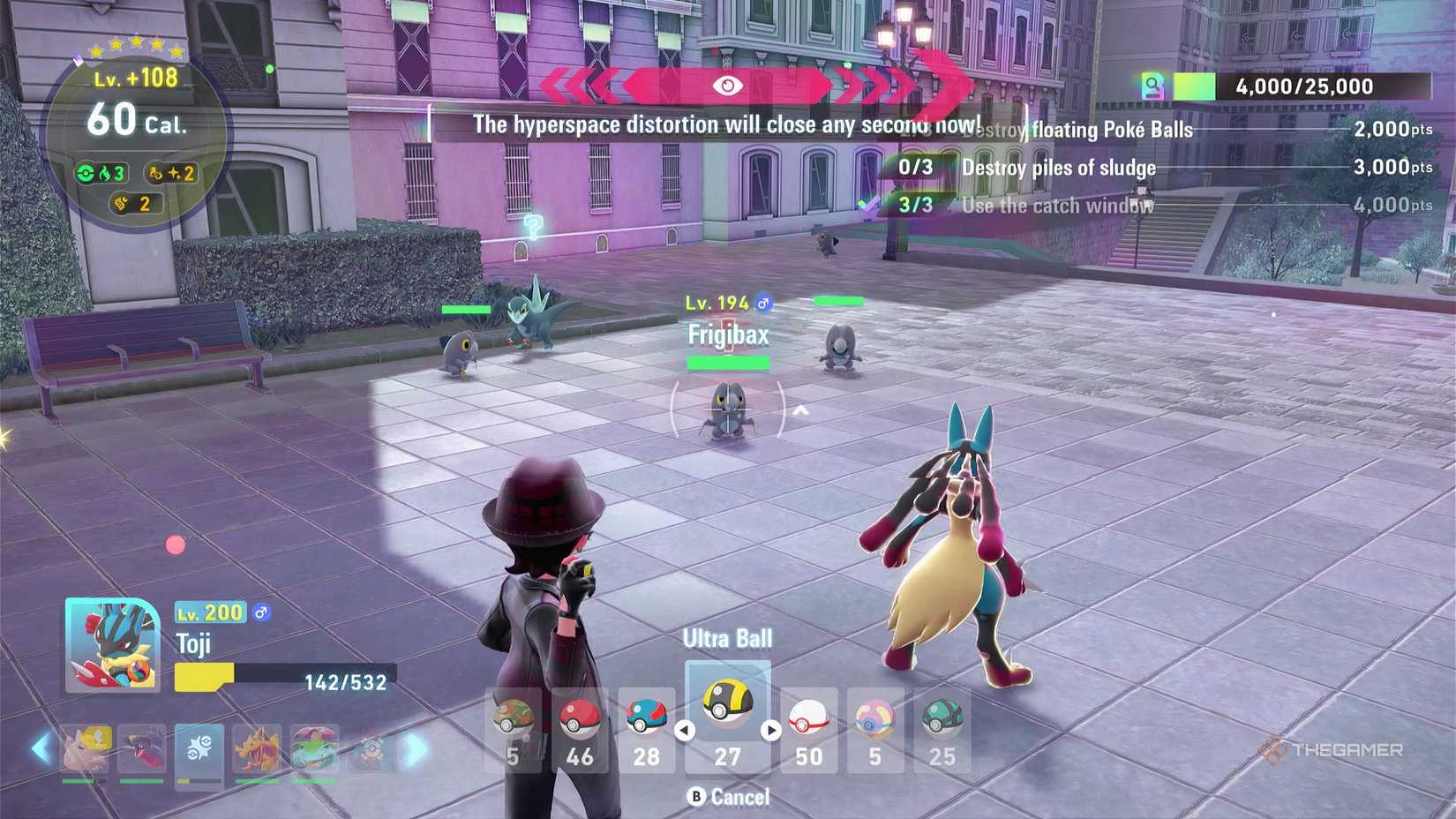 Finding and Catching Frigibax & Arctibax in Mega Dimension DLC of Pokemon Legends: ZA.