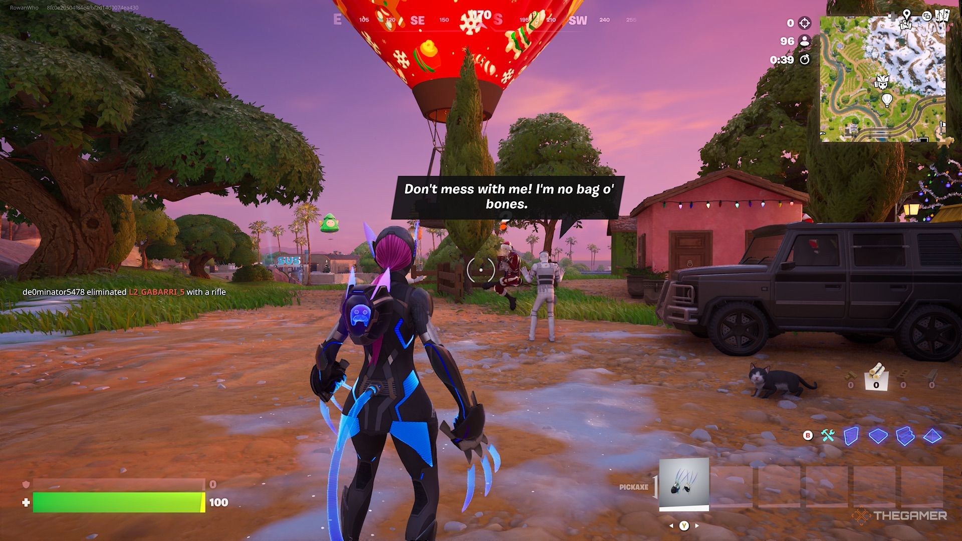 Fortntie Winterfest Yule Trooper boss.