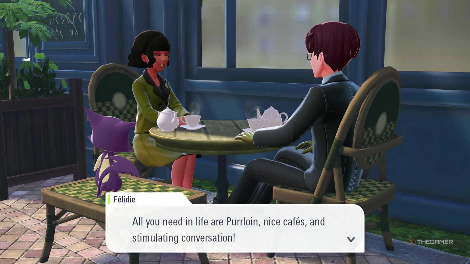 Frousse in appuntamento con Felidie durante la missione Romance avec Purrloin