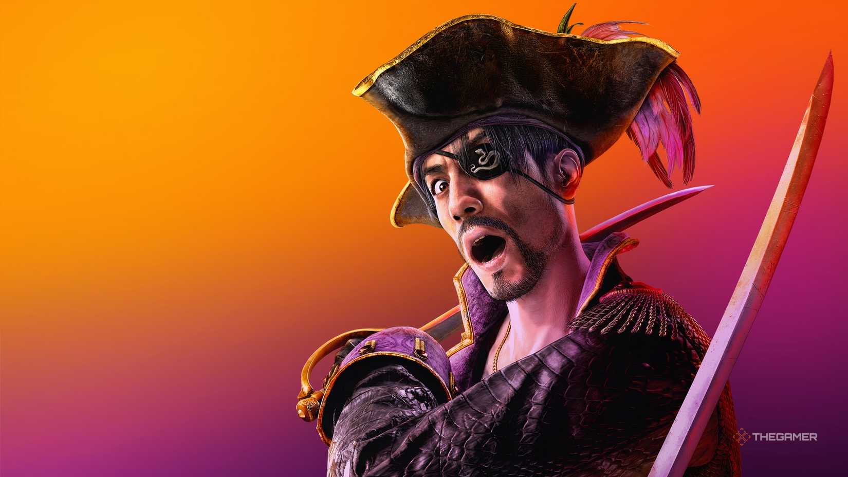 Goro Majima from Like a Dragon: Pirate Yakuza, one of the best games of the year 2025.