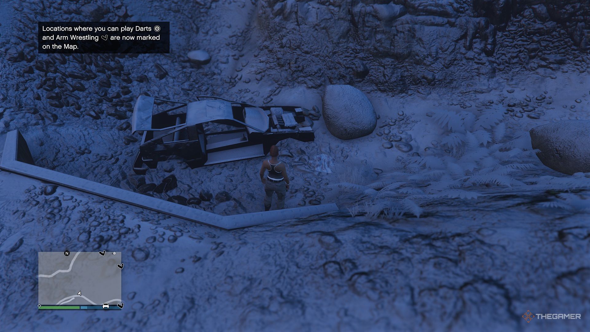 GTA Online bloody shirt clue.