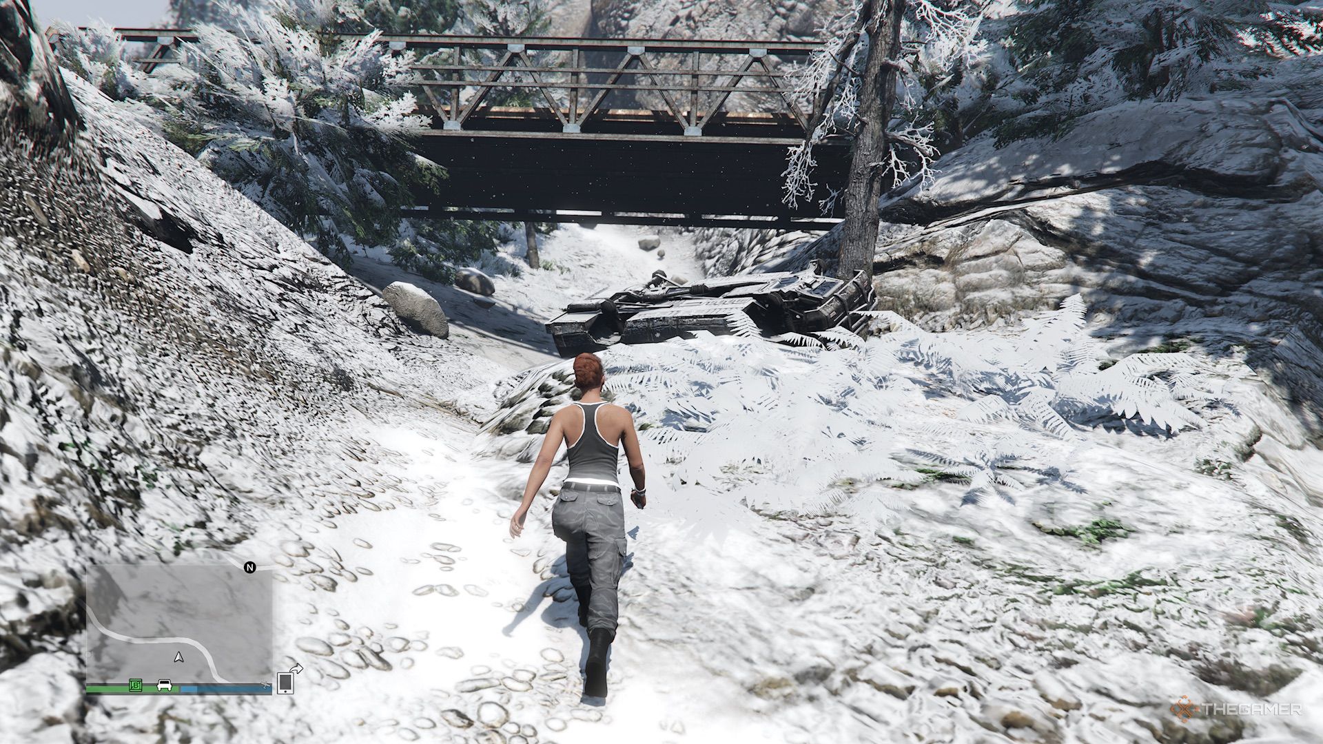 GTA Online Wrecked Car Clue.