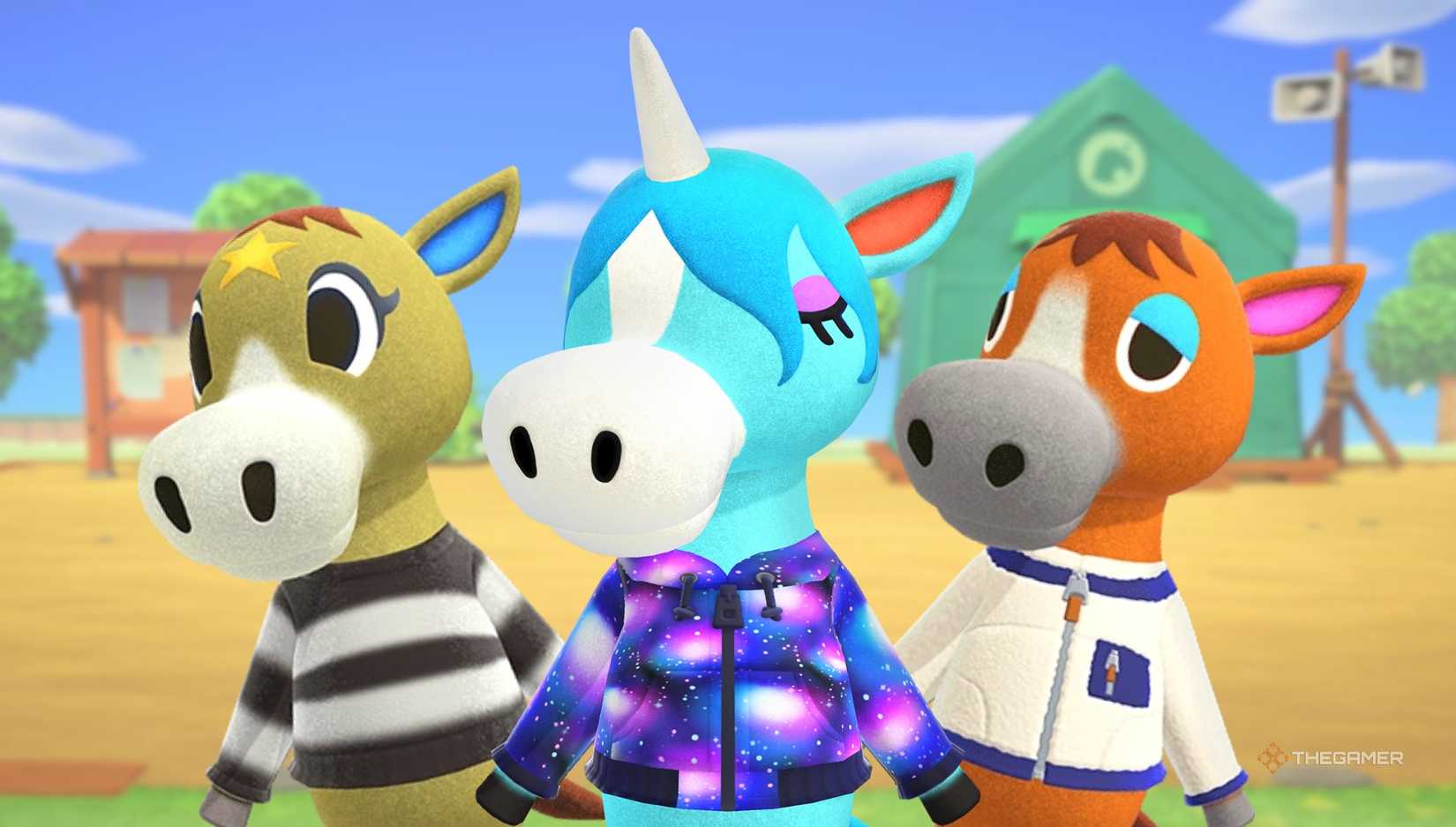 Horses in Animal Crossing_ New Horizons