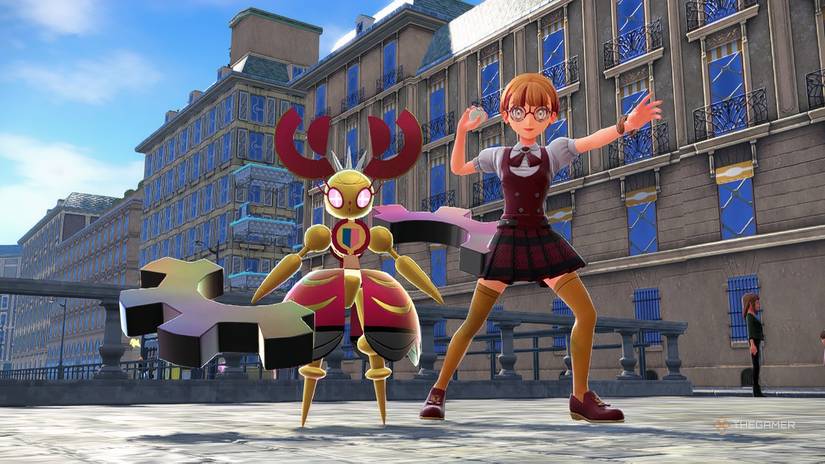 The trainer posed next to Mega Magearna in Pokemon Legends: zA.