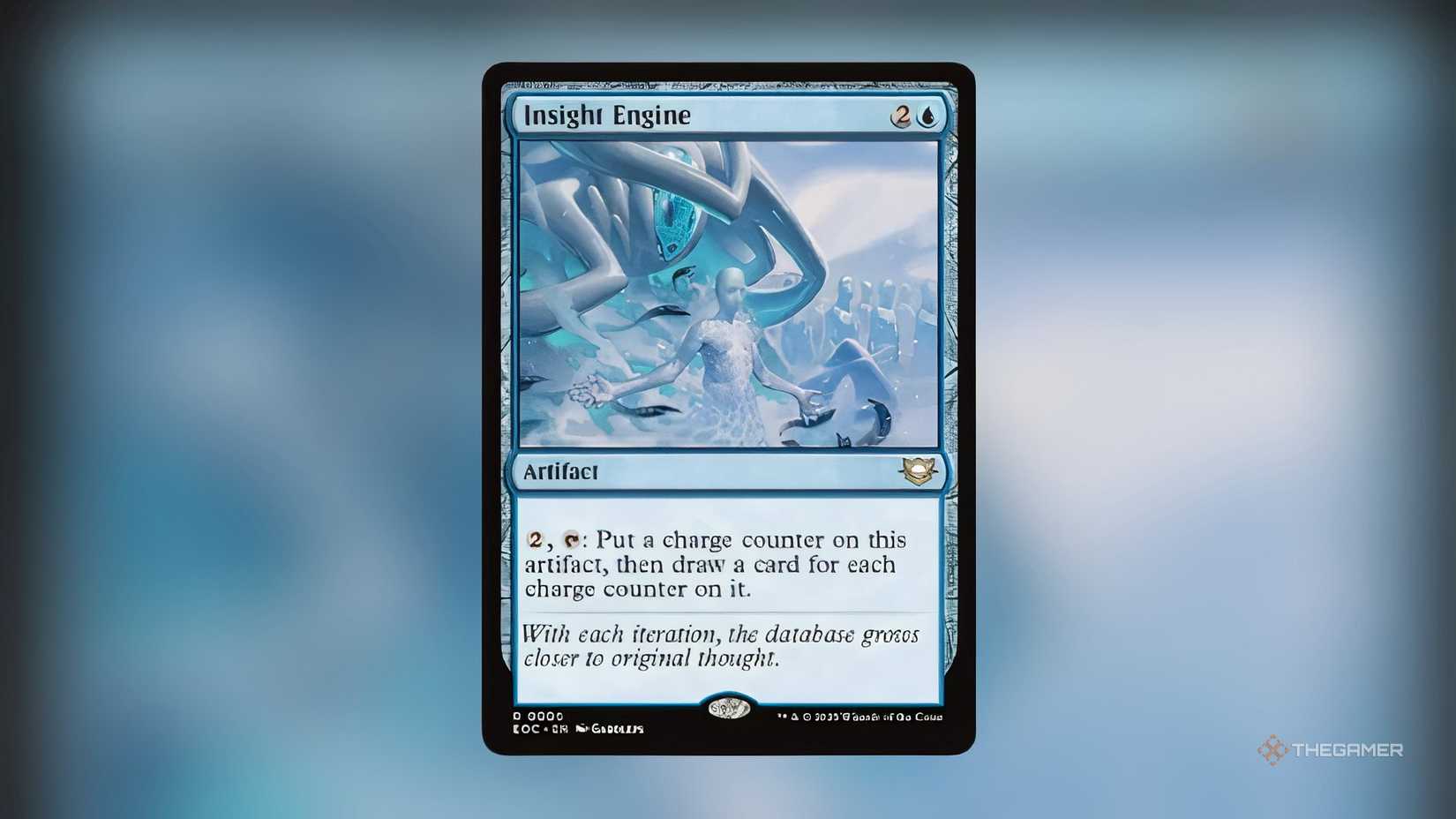 Insight Engine, one of the best Magic The Gathering cards of 2025.