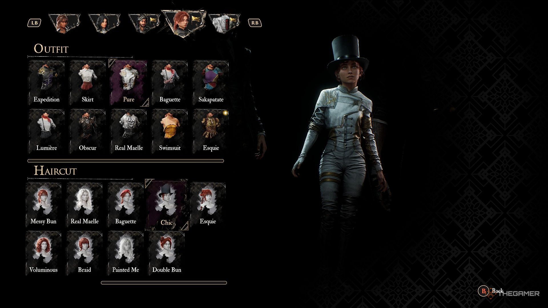 Maelle wearing chic haircut in Clair Obscur Expedition 33.